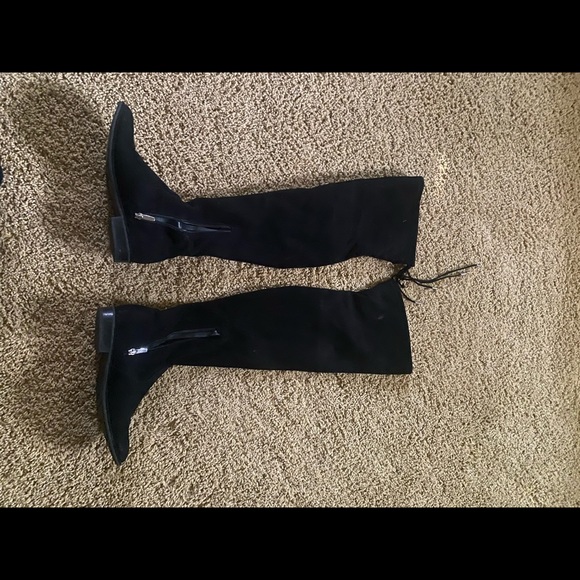 Marc Fisher Suede Over the Knee Boots - Picture 4 of 6